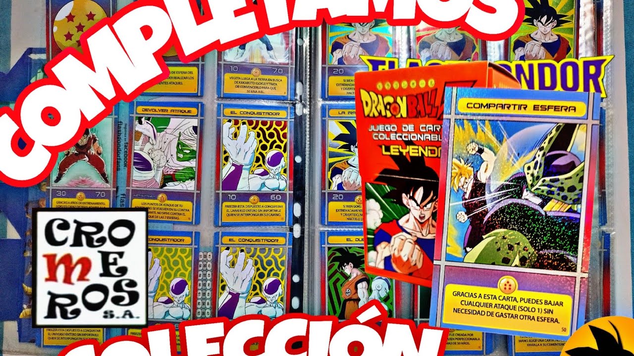 COMPLETAMOS COLECCIÓN CARTAS DRAGON BALL Z ( LEYENDA) 