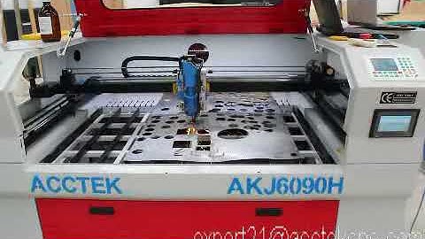 ACCTEK CHINA AKJ6090H  CO2 LASER METAL AND NONMETAL CUTTING MACHINE