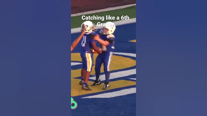 Amazing catch by 6th Grader Aaron Bruton