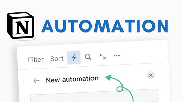 Notion Automation: Easy tutorial for beginners ⚡