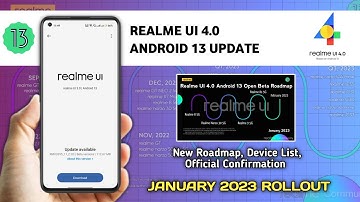 Realme UI New Update List/Realme UI 4.0 Android 13 Update Device list/Open Beta List January 2023