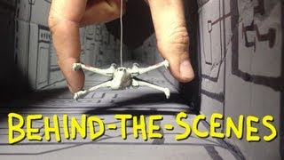 Star Wars - "Death Star Trench Run" - Homemade with Chris Hardwick (Behind The Scenes)