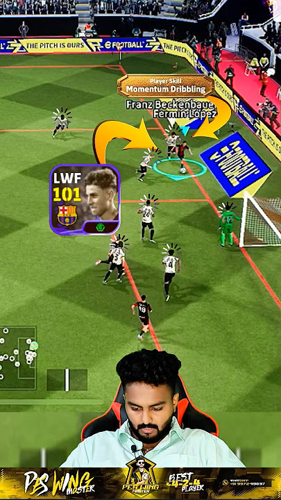 BRO THINKS “HE IS PRIME NEYMAR”🤯🔥🥶 #efootball #shorts #shortsfeed #barcelona #dribbling #trending