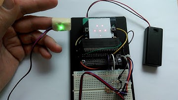 BBC microbit pulse rate monitor