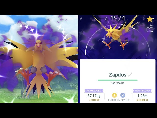 Shadow Zapdos Compensation Announced due to Shiny Availability Error