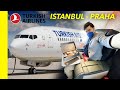 Turkish Airlines Istanbul - Praha, Business Class. Létání během pandemie