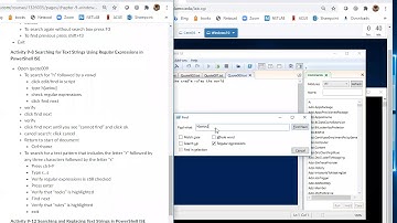 Searching for Text Strings Using Regular Expressions in PowerShell ISE