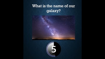 What is the name of our galaxy? ||GK ||GK with prima|