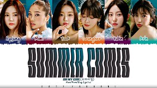 OH MY GIRL (오마이걸) - 'Summer Comes' (여름이 들려) Lyrics [Color Coded_Han_Rom_Eng]