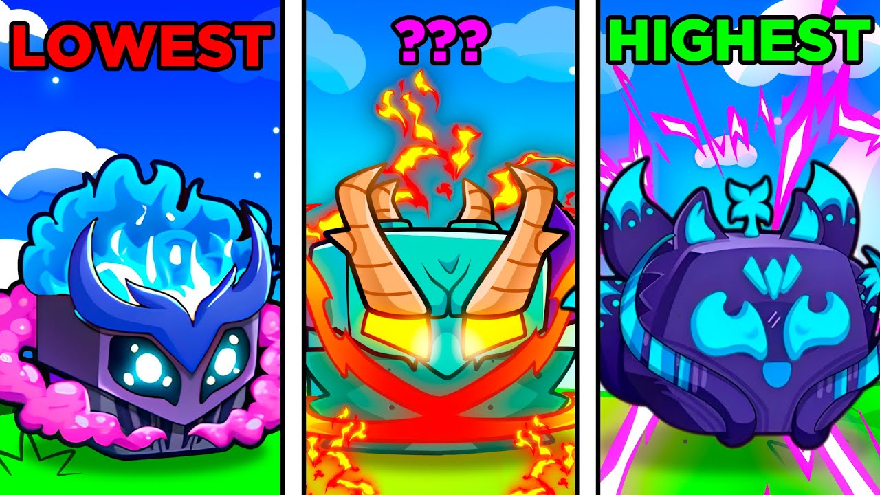 Ranking WEAKEST To STRONGEST Fruit Attacks In Blox Fruits - YouTube