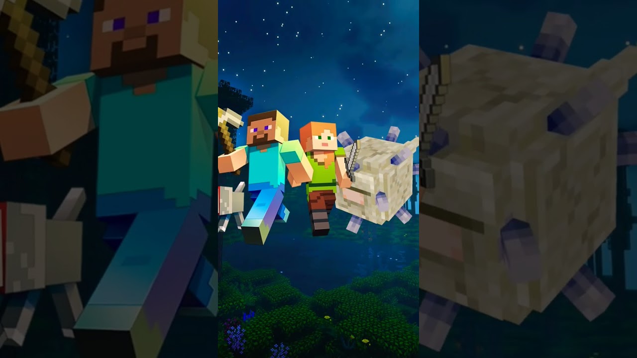 Steve and Alex vs all boss mobs 