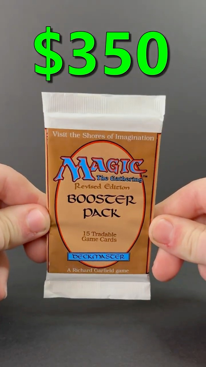 Opening a Revised Booster Pack from 1994 #mtg #magicthegathering