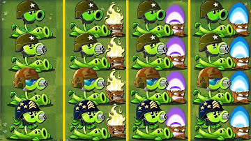 PvZ2 Discovery - Power Of Peashooters & Support Plants NOOB - PRO - HACKER Version