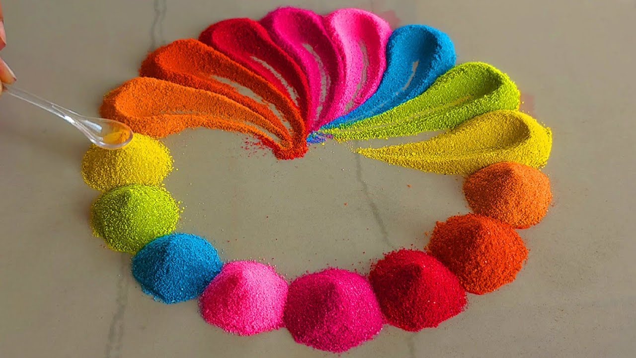 Ors Rangoli Diwali Lakshmi Pooja rangoli || Rangoli designs for Diwali || Deepavali ...