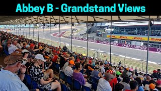 Silverstone Abbey B Grandstand Views - British Grand Prix