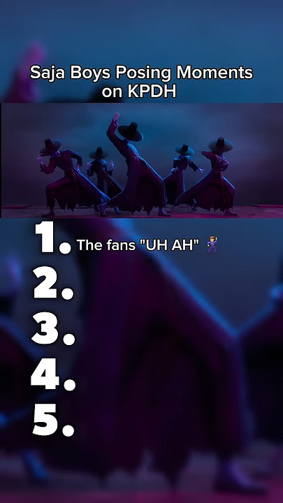 Saja Boys Posing Moments on KPDH 😈🕺😂(no.5 will make you laugh 😂 and do the pose 🕺'UH AH')