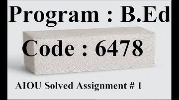 AIOU Code 1346 Solved Assignment No 2 Autumn 2023