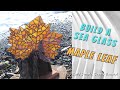 Sea Glass Maple Leaf Sculpture on Driftwood | Handmade Art Tutorial