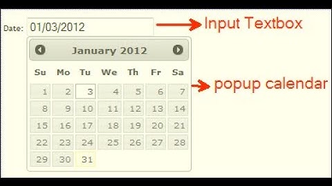 How to Insert Calendar in Textboxes in ASP.NET (THE EASIEST WAY) July 2018