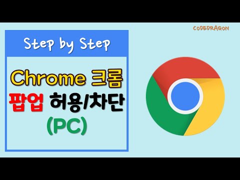 Chrome 크롬 웹사이트 팝업 차단/허용 하기