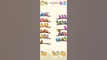 bird sort color game level 421 #gameartdesign #games #gamedesign #gamedesign #gameplay #birdsortcolo