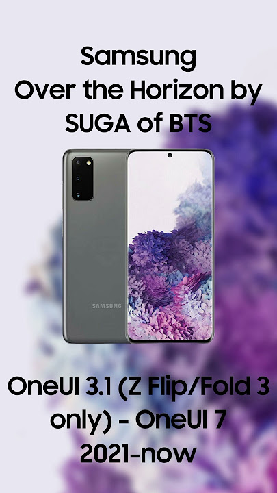 Samsung - Over the Horizon by SUGA of BTS #samsung #galaxy #overthehorizon #bts #oneui #shorts #ring