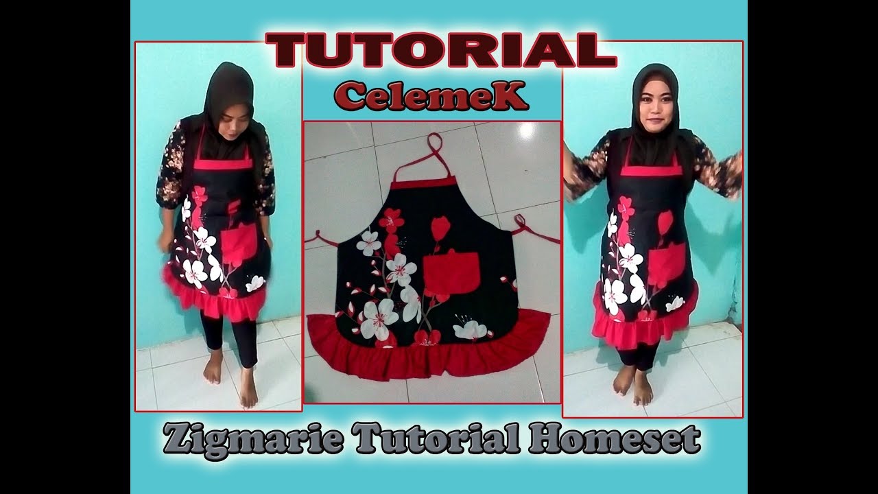 Diy Tutorial Menjahit Celemek Yang Mudah Gak Ribet Celemek Youtube