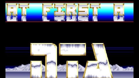 Northern Trading Association First Cool Intro Amiga Cracktro