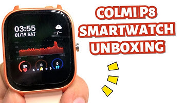 COLMI P8 SMARTWATCH UNBOXING AND INITIAL REVIEW | ENGLISH