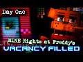 MINE Nights at Freddy&#39;s: Vacancy Filled [DAY 1] - Minecraft FNAF Roleplay