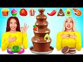 Rich Girl vs Broke Girl Chocolate Fondue Challenge | Funny Food Situations by RATATA COOL