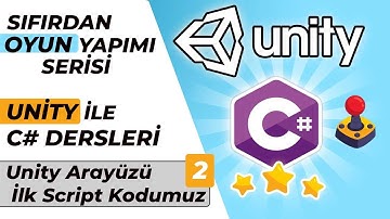 Unity ve C# ile Oyun Programlama | Unity Arayüzü ve İlk Script - Sıfırdan 2D & 3D Oyun yapımı