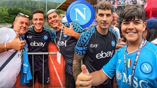 😍 Ho INCONTRATO I CALCIATORI del NAPOLI 💙