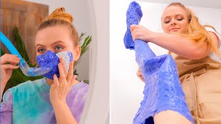 We made human body parts from silicone and liquid plastic 🦶👃 Such a masterpiece 🔥