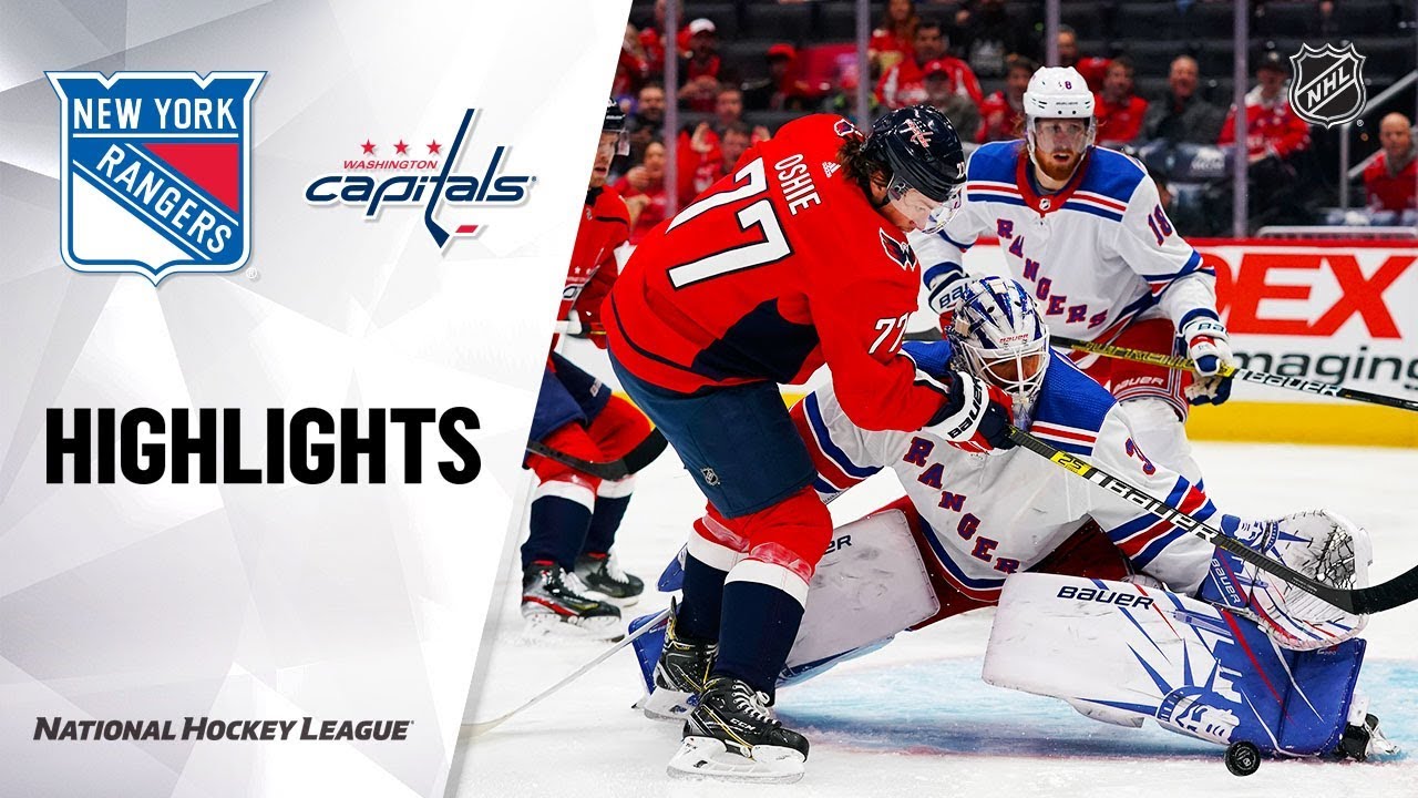 NHL Highlights | Rangers @ Capitals 10 