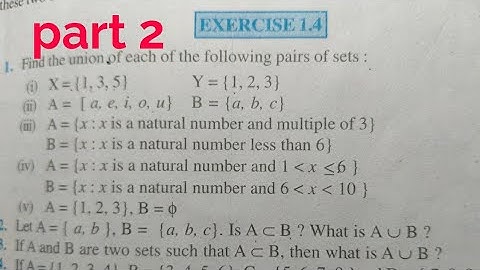 class 11 maths chapter 1 sets ncert solutions exercise 1.4 part 2