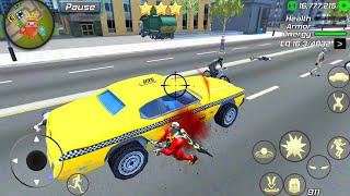 Amazing Iron Hero New York Gangster City - Taxi Driving in Open World - Android Gameplay screenshot 2