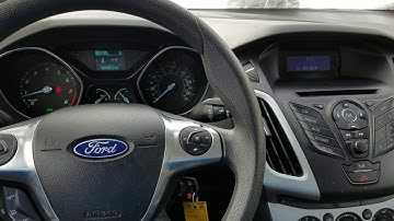 How to turn off traction control Ford Focus 2012-2019