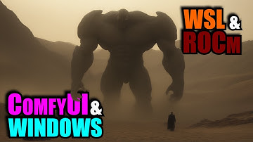 AMD RADEON ADRENALINE for WSL with PyTORCH ROCm ComfyUI on WINDOWS