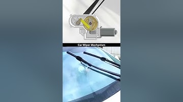 How Does a Car Wiper Mechanism Work? #engineering #mechanism #mechanical #3ddesign #automation