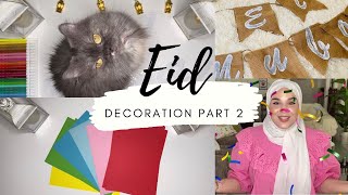 DECORATION IDEAS | Eid Lanterns &amp; Banner #2