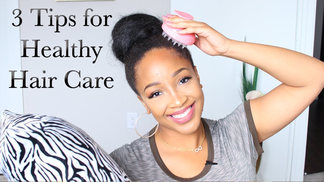 3 Everyday Tips for Healthy Hair Growth | Daily Hair Care Routine for  Relaxed Hair - YouTube