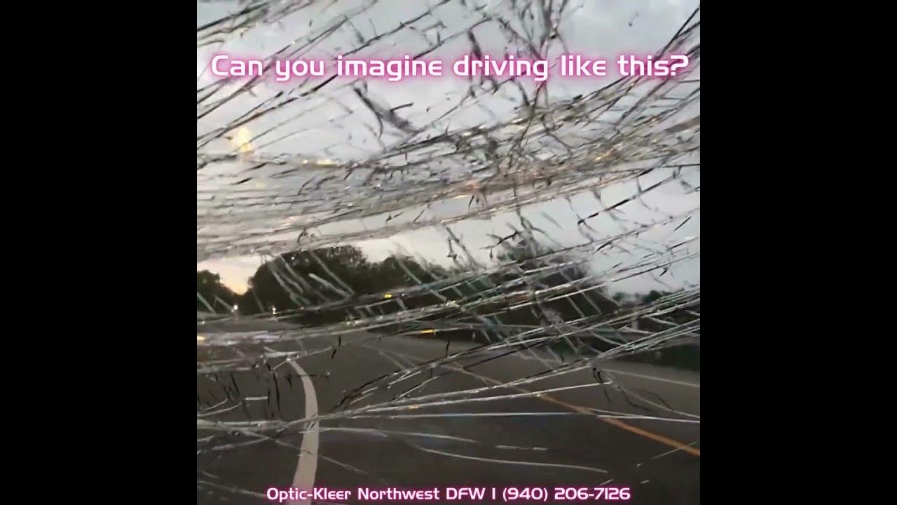 🤔 Did you know that a cracked windshield can obstruct your view of the