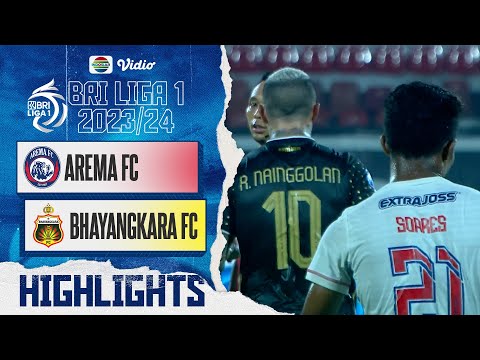 Arema FC VS Bhayangkara Presisi Indonesia FC - Highlights | BRI Liga 1 2023/2024