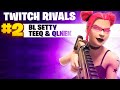 2ND PLACE IN FORTNITE TWITCH RIVALS 🏆 ($4500) w/ Teeq &amp; Qlnek