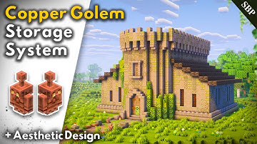 Copper Golem Storage System | Survival Build Path #6 [Java & Bedrock] 1.21.9