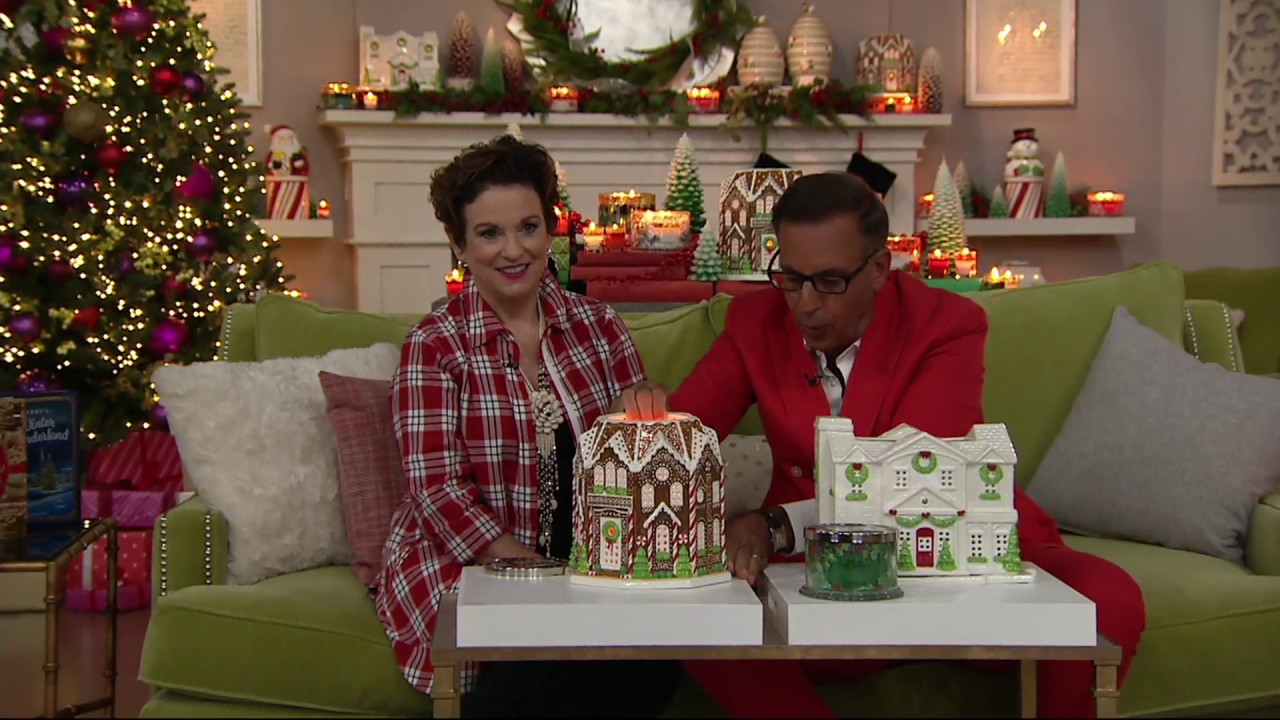 HomeWorx by Harry Slatkin Gingerbread Country House w/3 Wick Candle on