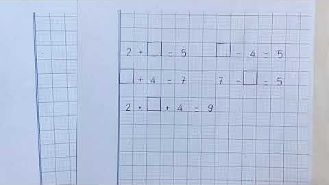 Hướng dẫn bé bài tập điền số trong phép cộng, phép trừ. Toán Lớp 1.