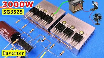 How to make 12v DC to 220v AC Inverter | Pure sine wave, Inverter 3000 watt | 12v 220v inverter,50Hz
