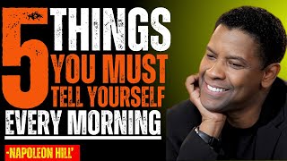 5 Things You Must Tell To Yourself Every Morning | Powerful Motivation Speech By Denzel Washington